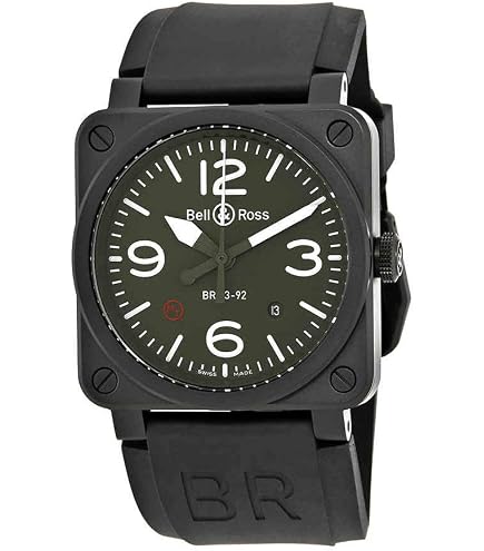 Amazon.com: Bell and Ross Diver Automatic Mens Watch BR0392-D-BL